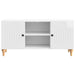 Cabinet TV Alb foarte lucios 102 x 34,5 x 50 cm Lemn prelucrat - WALTI WALTI