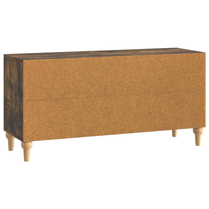Cabinet TV Stejar fumuriu 102 x 34,5 x 50 cm Lemn prelucrat - WALTI WALTI