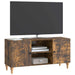 Cabinet TV Stejar fumuriu 102 x 34,5 x 50 cm Lemn prelucrat - WALTI WALTI