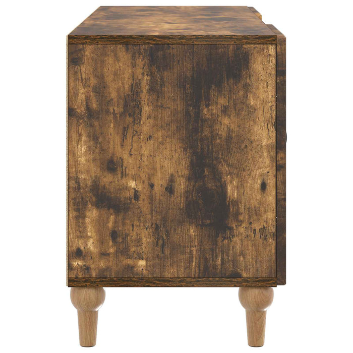 Cabinet TV Stejar fumuriu 102 x 34,5 x 50 cm Lemn prelucrat - WALTI WALTI