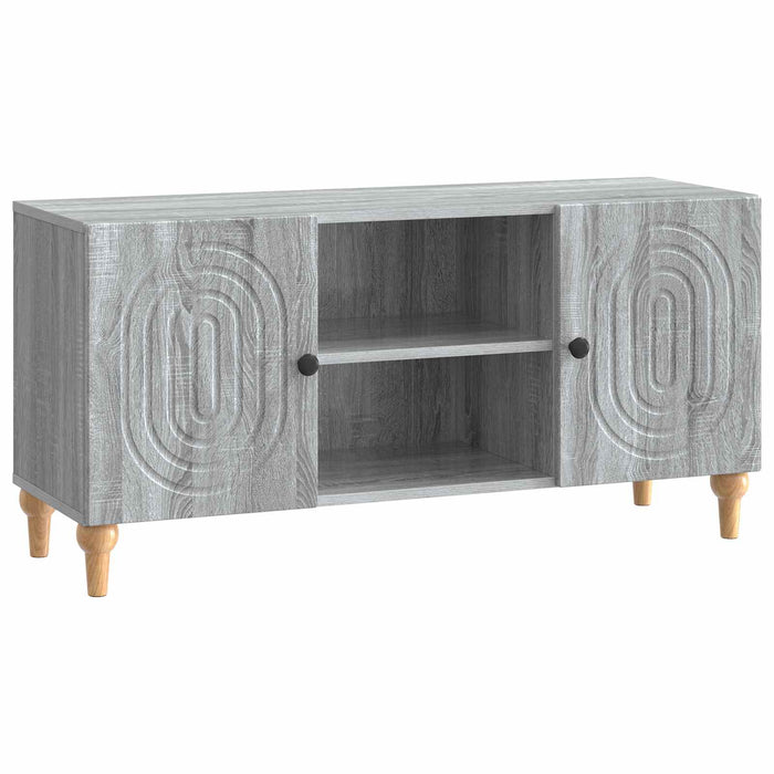 Cabinet TV Sonoma gri 102 x 34,5 x 50 cm Lemn prelucrat - WALTI WALTI