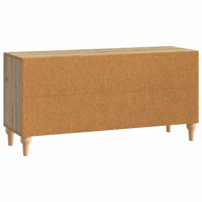 Cabinet TV Stejar Artizanal 102 x 34,5 x 50 cm Lemn prelucrat - WALTI WALTI