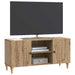 Cabinet TV Stejar Artizanal 102 x 34,5 x 50 cm Lemn prelucrat - WALTI WALTI