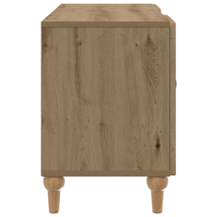 Cabinet TV Stejar Artizanal 102 x 34,5 x 50 cm Lemn prelucrat - WALTI WALTI
