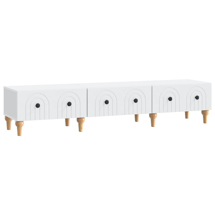 Cabinet TV cu sertar Alb 147 x 34,5 x 30 cm Lemn prelucrat - WALTI WALTI