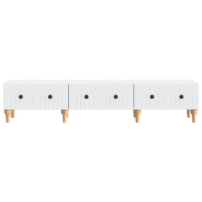 Cabinet TV cu sertar Alb 147 x 34,5 x 30 cm Lemn prelucrat - WALTI WALTI