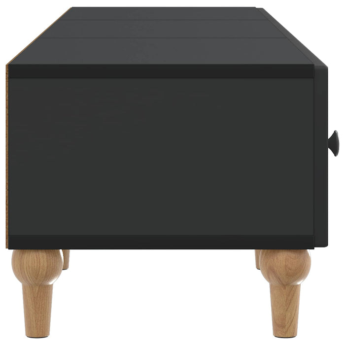 Cabinet TV cu sertar Negru 147 x 34,5 x 30 cm Lemn prelucrat - WALTI WALTI