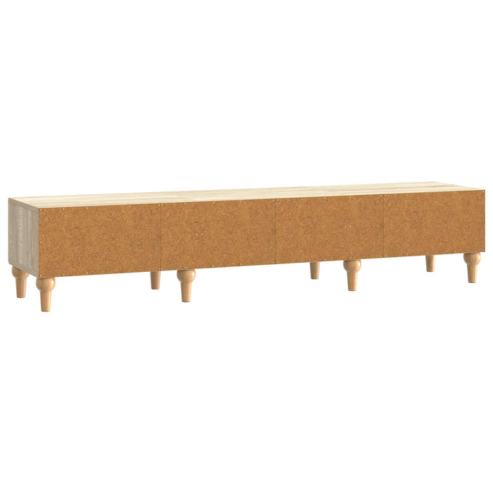 Cabinet TV Stejar Sonoma 147 x 34,5 x 30 cm Lemn prelucrat - WALTI WALTI