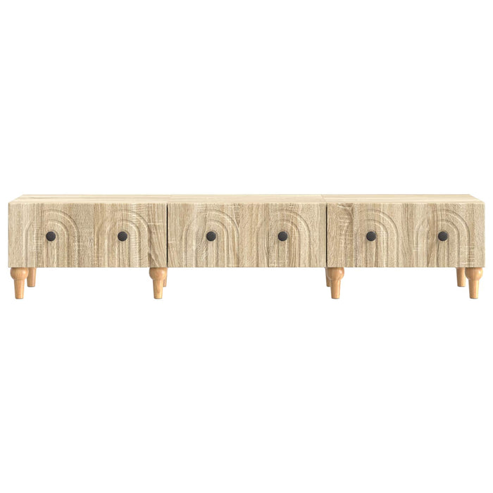 Cabinet TV Stejar Sonoma 147 x 34,5 x 30 cm Lemn prelucrat - WALTI WALTI