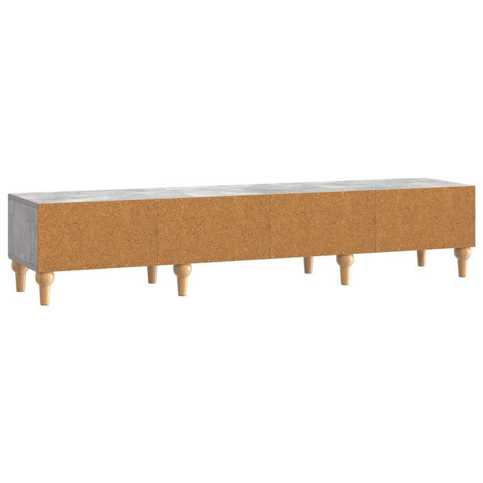 Cabinet TV Gri Beton 147 x 34,5 x 30 cm Lemn prelucrat - WALTI WALTI