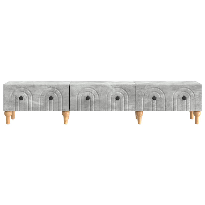 Cabinet TV Gri Beton 147 x 34,5 x 30 cm Lemn prelucrat - WALTI WALTI