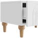 Cabinet TV Alb foarte lucios 147 x 34,5 x 30 cm Lemn prelucrat - WALTI WALTI