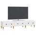 Cabinet TV Alb foarte lucios 147 x 34,5 x 30 cm Lemn prelucrat - WALTI WALTI