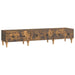Cabinet TV Stejar fumuriu 147 x 34,5 x 30 cm Lemn prelucrat - WALTI WALTI