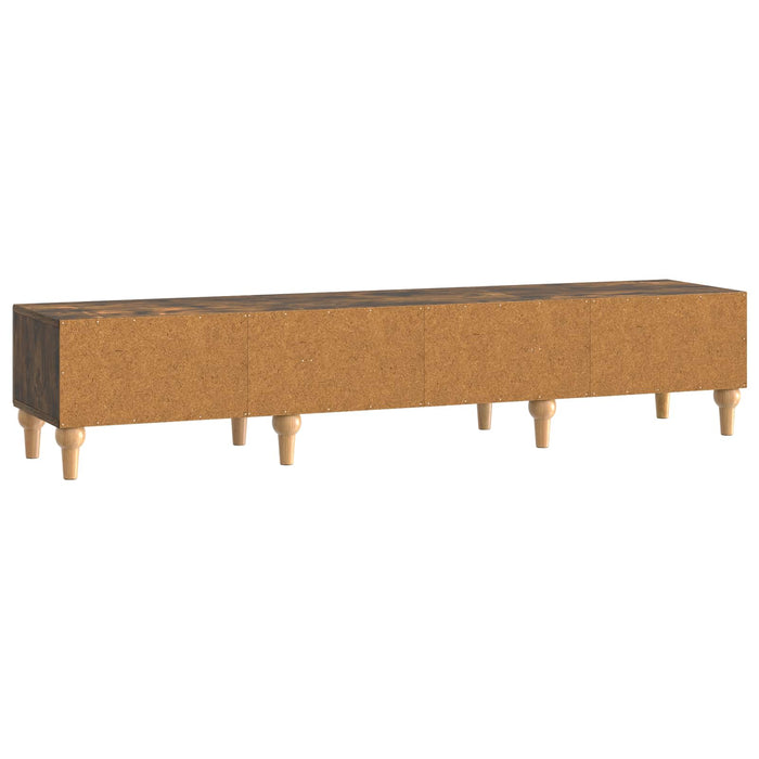 Cabinet TV Stejar fumuriu 147 x 34,5 x 30 cm Lemn prelucrat - WALTI WALTI