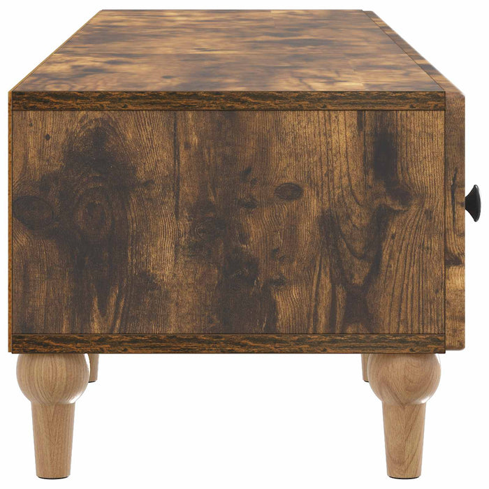 Cabinet TV Stejar fumuriu 147 x 34,5 x 30 cm Lemn prelucrat - WALTI WALTI