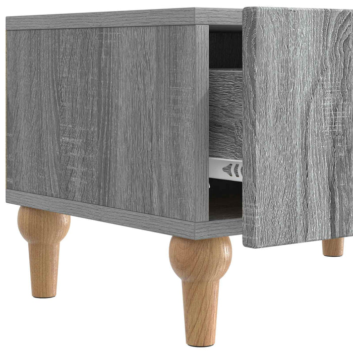 Cabinet TV Sonoma gri 147 x 34,5 x 30 cm Lemn prelucrat - WALTI WALTI