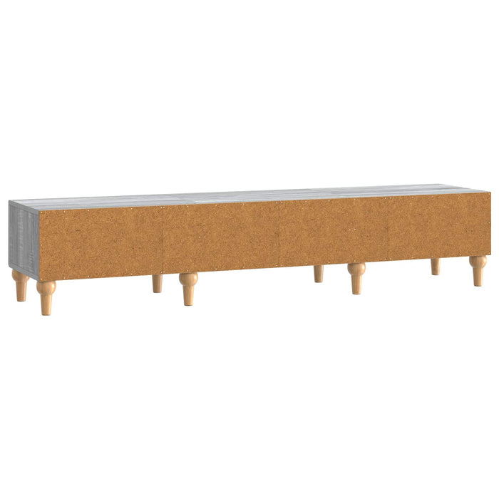 Cabinet TV Sonoma gri 147 x 34,5 x 30 cm Lemn prelucrat - WALTI WALTI