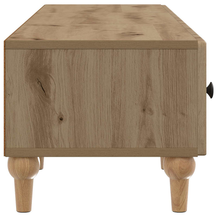 Cabinet TV Stejar Artizanal 147 x 34,5 x 30 cm Lemn prelucrat - WALTI WALTI