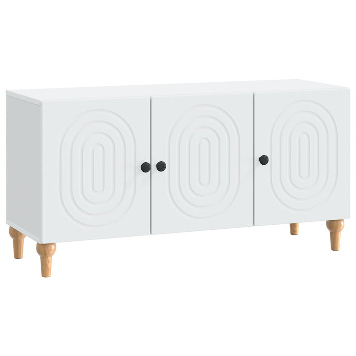 Cabinet TV Alb 99 x 34,5 x 50 cm Lemn prelucrat - WALTI WALTI