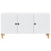 Cabinet TV Alb 99 x 34,5 x 50 cm Lemn prelucrat - WALTI WALTI