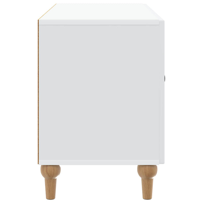 Cabinet TV Alb 99 x 34,5 x 50 cm Lemn prelucrat - WALTI WALTI