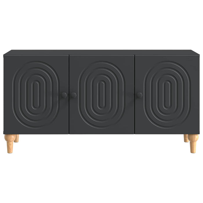 Cabinet TV Negru 99 x 34,5 x 50 cm Lemn prelucrat - WALTI WALTI