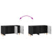 Cabinet TV Negru 99 x 34,5 x 50 cm Lemn prelucrat - WALTI WALTI