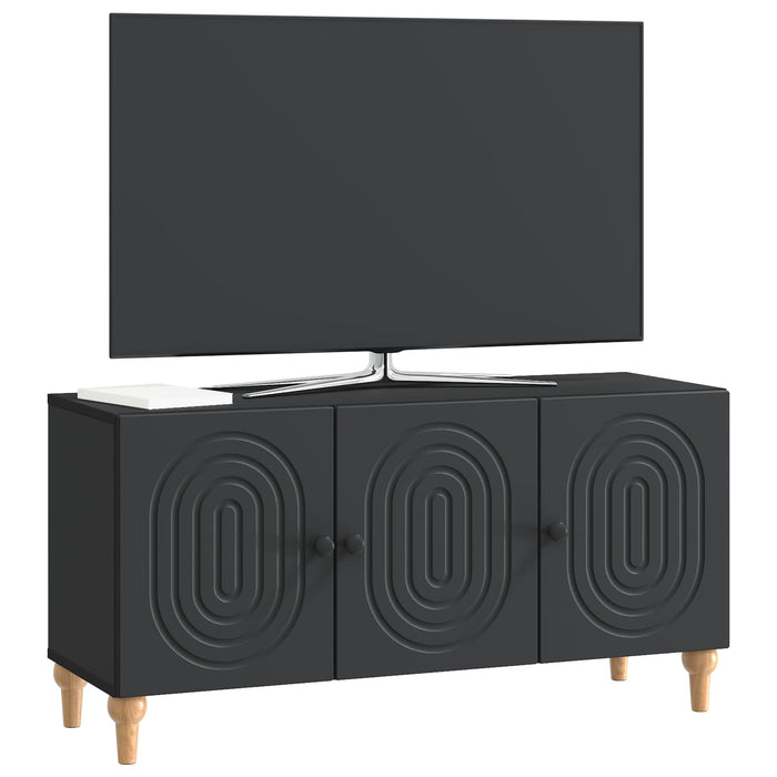 Cabinet TV Negru 99 x 34,5 x 50 cm Lemn prelucrat - WALTI WALTI