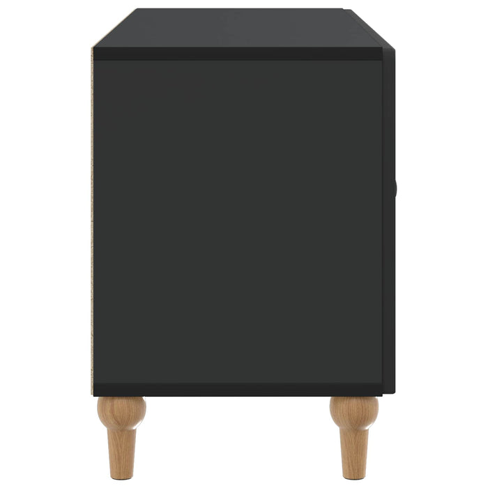 Cabinet TV Negru 99 x 34,5 x 50 cm Lemn prelucrat - WALTI WALTI