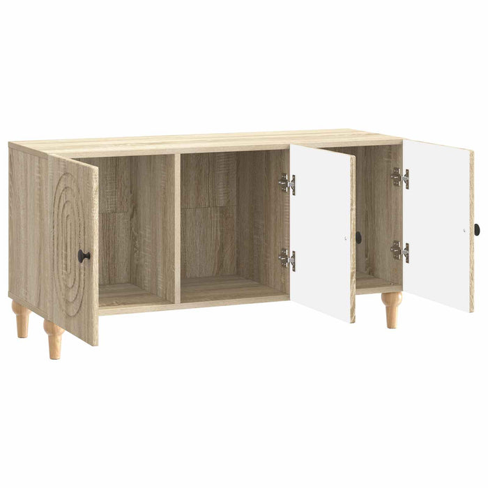 Cabinet TV Stejar Sonoma 99 x 34,5 x 50 cm Lemn prelucrat - WALTI WALTI