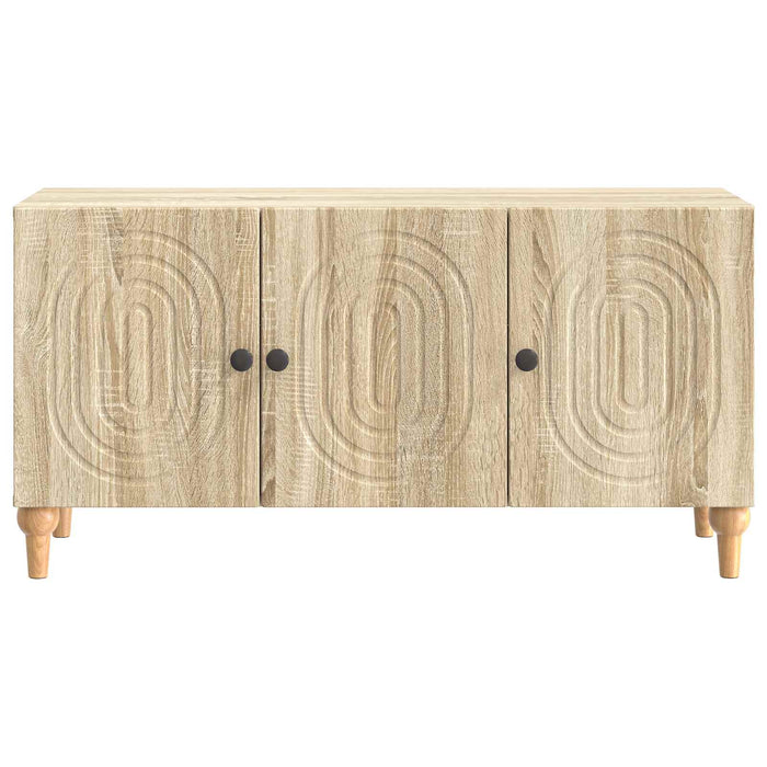 Cabinet TV Stejar Sonoma 99 x 34,5 x 50 cm Lemn prelucrat - WALTI WALTI