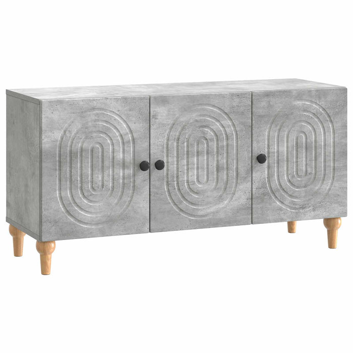 Cabinet TV Gri Beton 99 x 34,5 x 50 cm Lemn prelucrat - WALTI WALTI