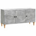 Cabinet TV Gri Beton 99 x 34,5 x 50 cm Lemn prelucrat - WALTI WALTI