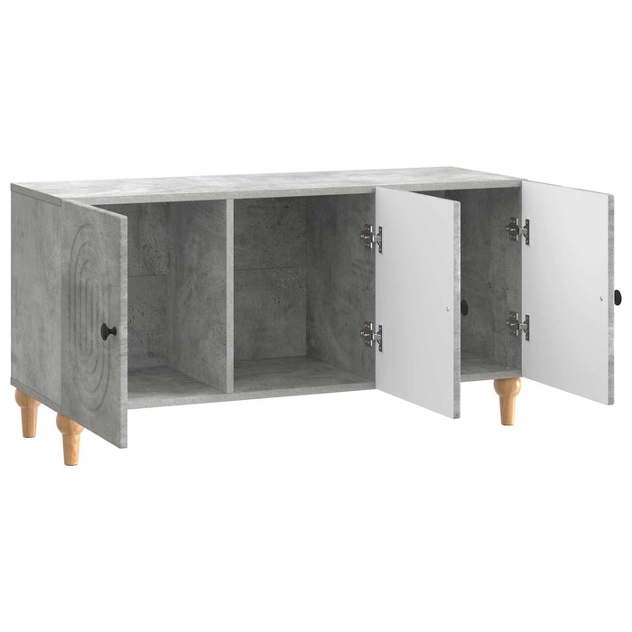 Cabinet TV Gri Beton 99 x 34,5 x 50 cm Lemn prelucrat - WALTI WALTI