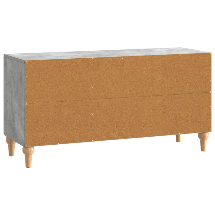Cabinet TV Gri Beton 99 x 34,5 x 50 cm Lemn prelucrat - WALTI WALTI