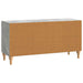 Cabinet TV Gri Beton 99 x 34,5 x 50 cm Lemn prelucrat - WALTI WALTI