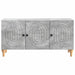 Cabinet TV Gri Beton 99 x 34,5 x 50 cm Lemn prelucrat - WALTI WALTI