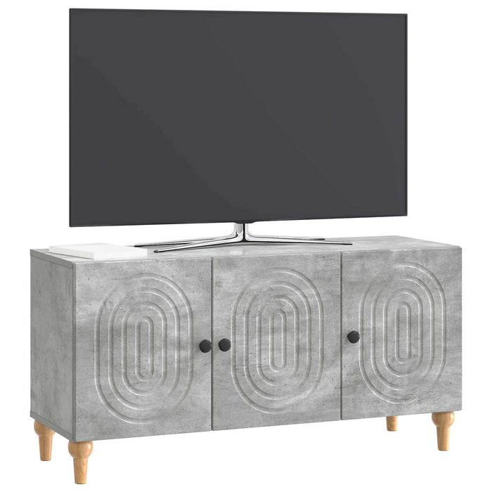 Cabinet TV Gri Beton 99 x 34,5 x 50 cm Lemn prelucrat - WALTI WALTI