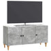 Cabinet TV Gri Beton 99 x 34,5 x 50 cm Lemn prelucrat - WALTI WALTI