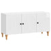 Cabinet TV Alb foarte lucios 99 x 34,5 x 50 cm Lemn prelucrat - WALTI WALTI