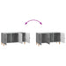 Cabinet TV Sonoma gri 99 x 34,5 x 50 cm Lemn prelucrat - WALTI WALTI
