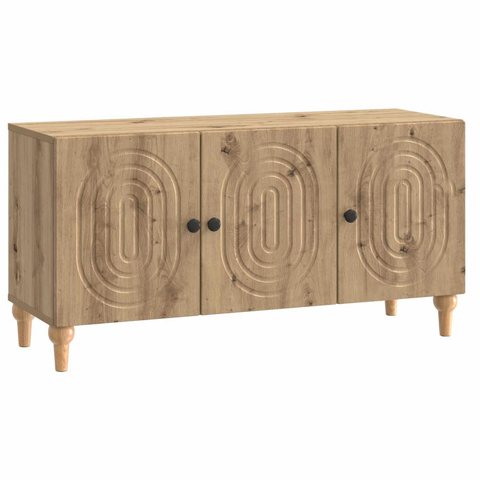 Cabinet TV Stejar Artizanal 99 x 34,5 x 50 cm Lemn prelucrat - WALTI WALTI