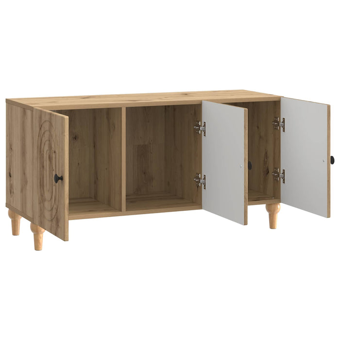 Cabinet TV Stejar Artizanal 99 x 34,5 x 50 cm Lemn prelucrat - WALTI WALTI