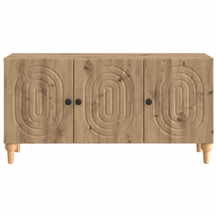 Cabinet TV Stejar Artizanal 99 x 34,5 x 50 cm Lemn prelucrat - WALTI WALTI