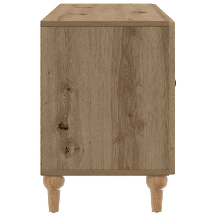 Cabinet TV Stejar Artizanal 99 x 34,5 x 50 cm Lemn prelucrat - WALTI WALTI