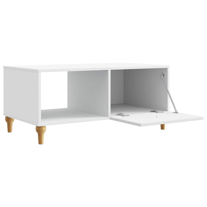 Masă de cafea Alb 90 x 50 x 40 cm Lemn prelucrat - WALTI WALTI
