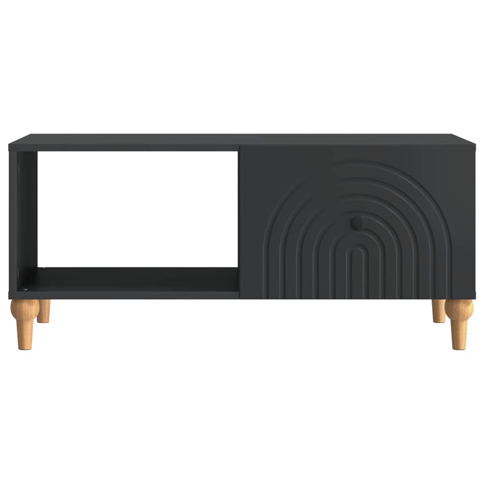Masă de cafea Negru 90 x 50 x 40 cm Lemn prelucrat - WALTI WALTI