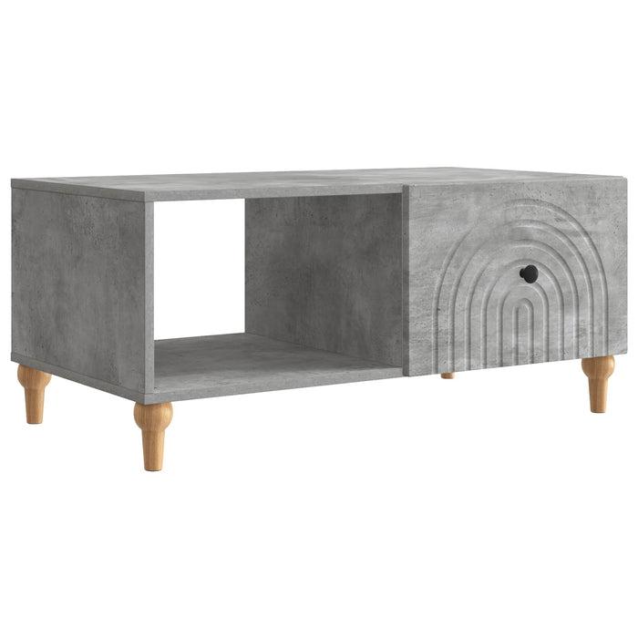 Masă de cafea Gri Beton 90 x 50 x 40 cm Lemn prelucrat - WALTI WALTI