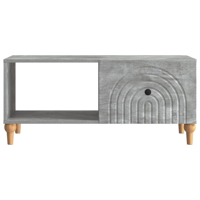 Masă de cafea Gri Beton 90 x 50 x 40 cm Lemn prelucrat - WALTI WALTI